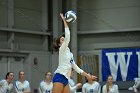 VB vs MHC  Wheaton Women's Volleyball vs Mount Holyoke College. - Photo by Keith Nordstrom : Wheaton, Volleyball, VB